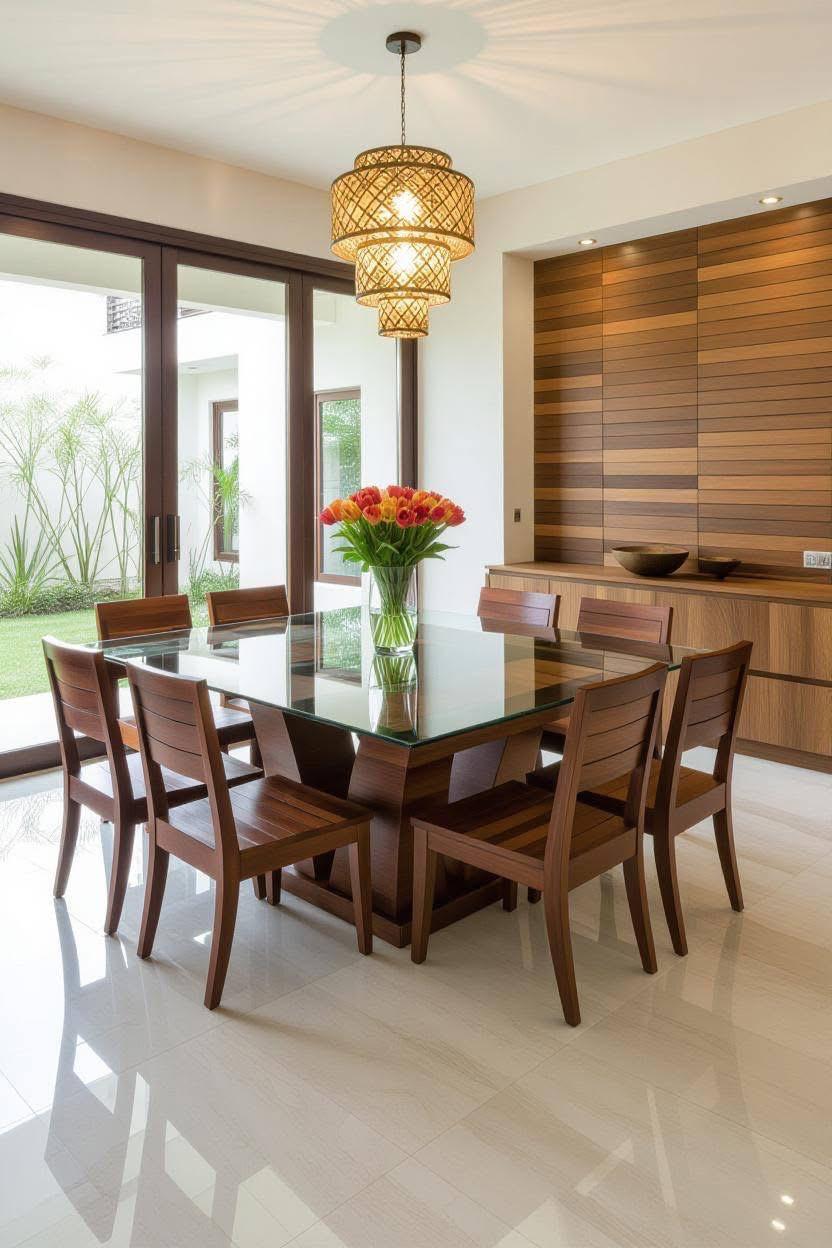 Dining table set, 4 seater